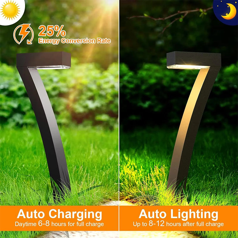 ⏳51 % de réduction en offre limitée⏰Lampe solaire créative et étanche pour allée🏡💡