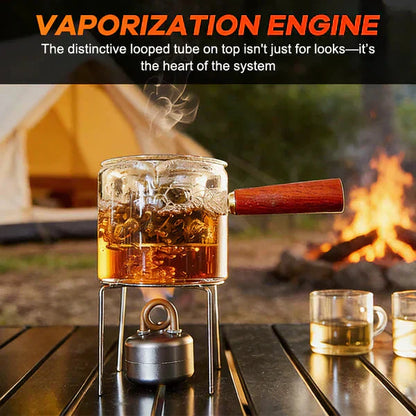 🔥 50% DE RÉDUCTION ! ⏰ Réchaud à Alcool Portable – Ultra-Léger, Puissant & Fiable pour Toutes vos Aventures ⛺