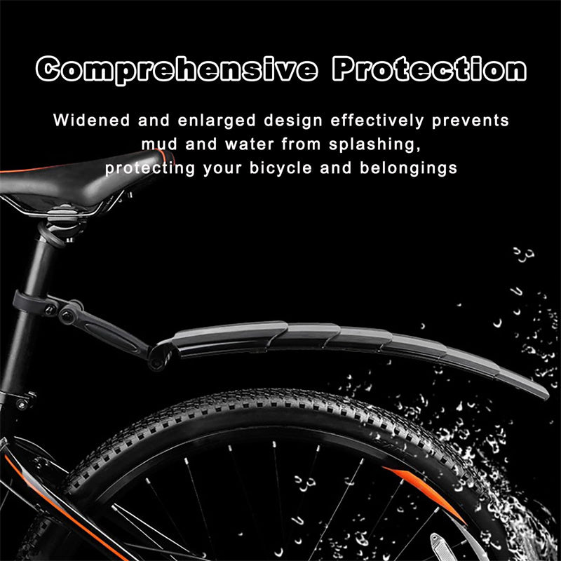 Ensemble de garde-boue rétractables et réglables pour vélo