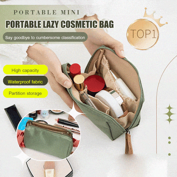 Mini sac à cosmétiques portable