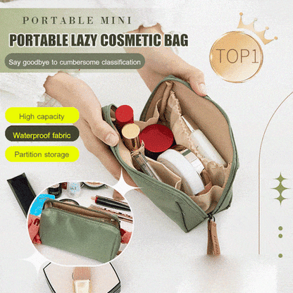 Mini sac à cosmétiques portable