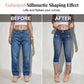 Pantalon Capri en denim stretch coupe slim pour femme