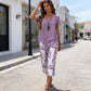 👗50% DE RÉDUCTION ! Ensemble Haut Long & Pantalon Large – Tissu Doux, Look Décontracté ☁️🌿【Offre Limitée】