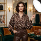 👚 50% DE RÉDUCTION! ✨ Chemise Femme à Pois & Manches Bouffantes – Tissu Léger, Coupe Chic & Parfaite Pour Un Look Élégant Au Quotidien 🌸