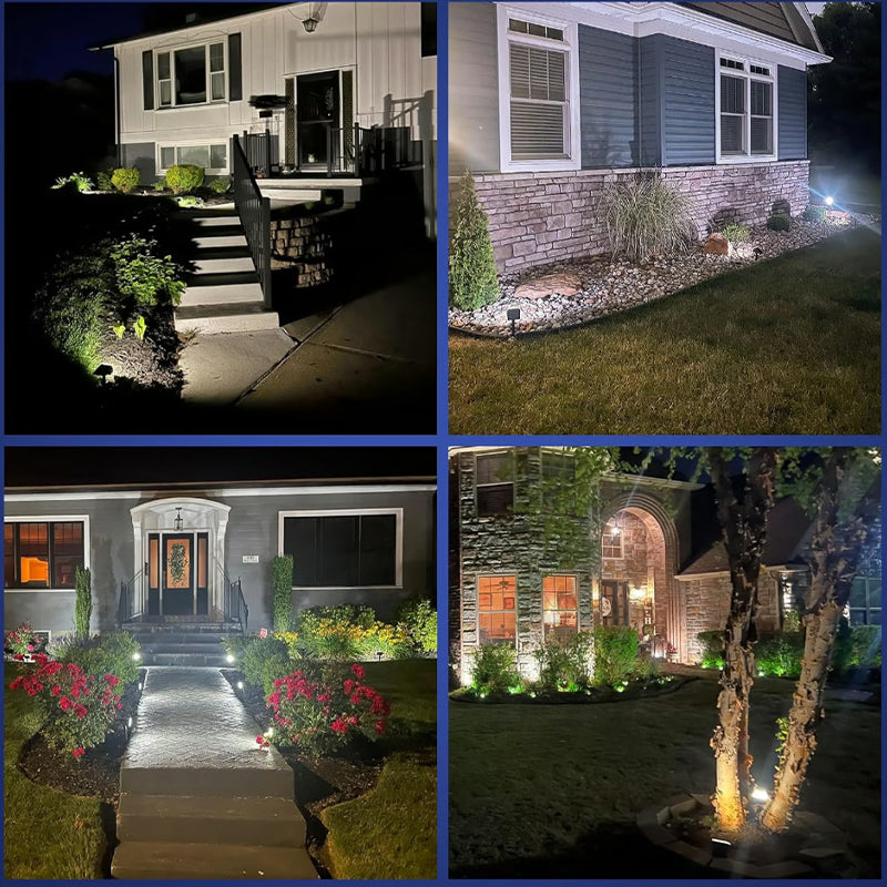 Projecteurs solaires LED d'extérieur, puissants