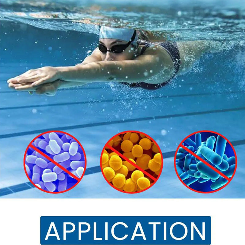 Pastilles de chlore pour le nettoyage de la piscine - Lutte contre les algues et clarification de l'eau