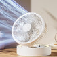 Ventilateur de bureau 3 en 1 avec miroir de maquillage et veilleuse