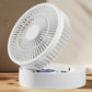 Ventilateur de bureau 3 en 1 avec miroir de maquillage et veilleuse