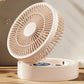Ventilateur de bureau 3 en 1 avec miroir de maquillage et veilleuse