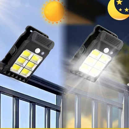 Lampe à pince solaire avec détecteur de mouvement