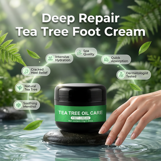 Soin des pieds à l'huile naturelle d'arbre à thé