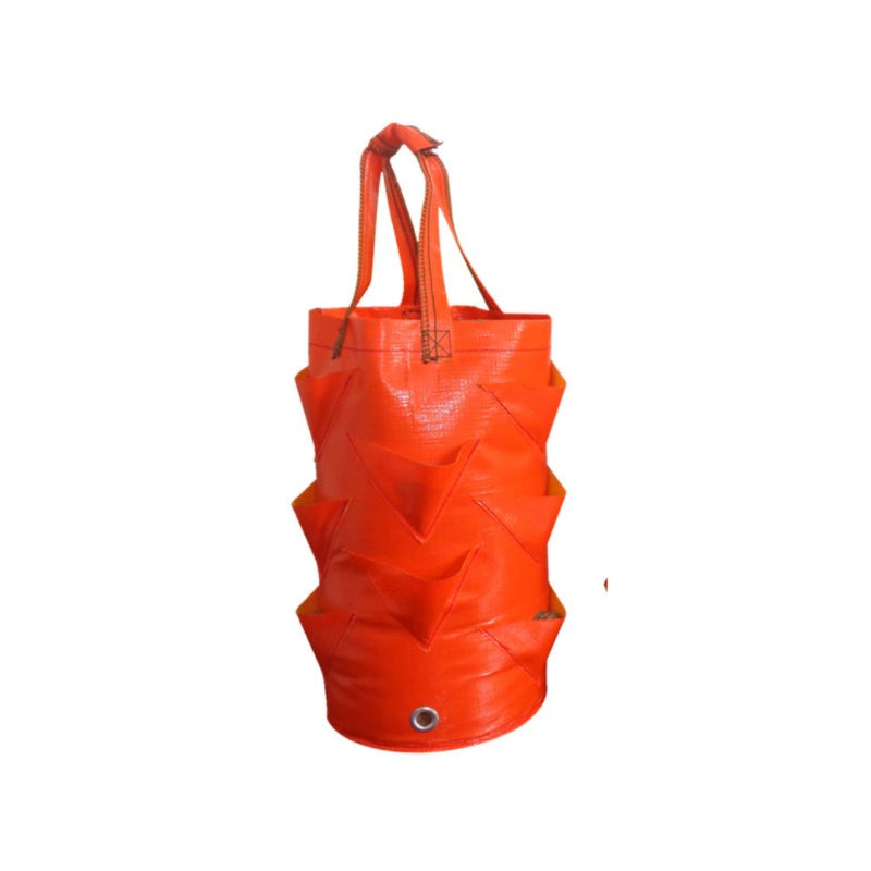 Sac de jardinière de fraises suspendu avec poches latérales