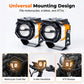 Projecteur LED universel haute performance pour moto