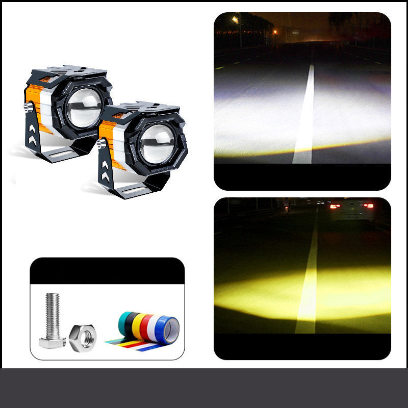 Projecteur LED universel haute performance pour moto