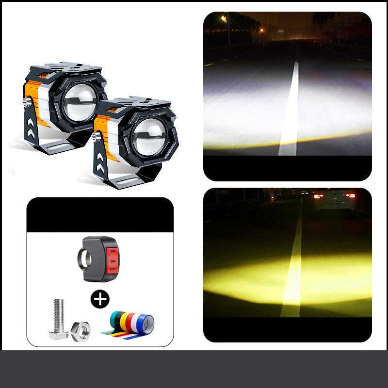 Projecteur LED universel haute performance pour moto