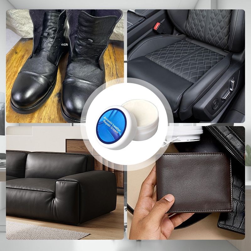 ✨ Redonnez vie à vos articles en cuir avec notre crème réparatrice anionique pour le cuir 👜👞