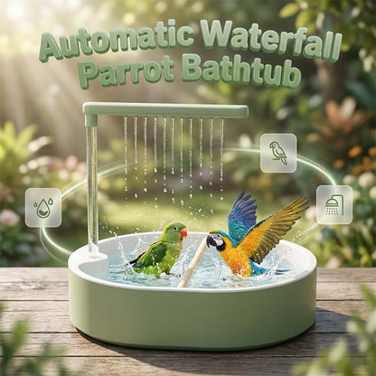 🐦 OFFRE LIMITÉE : 52 % DE RÉDUCTION ! 🚿 Bain d'oiseaux électrique avec douche à effet pluie et perchoir – Pompe sûre et silencieuse pour des oiseaux heureux 🛀