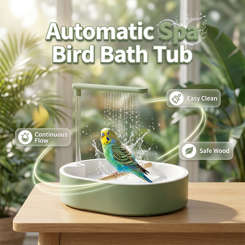 🐦 OFFRE LIMITÉE : 52 % DE RÉDUCTION ! 🚿 Bain d'oiseaux électrique avec douche à effet pluie et perchoir – Pompe sûre et silencieuse pour des oiseaux heureux 🛀