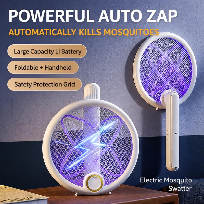 Tapette à moustiques électrique pliable - Attire automatiquement les moustiques