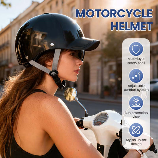 Casquette de baseball unisexe style casque de moto