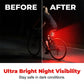Feu arrière de vélo avec avertisseur sonore