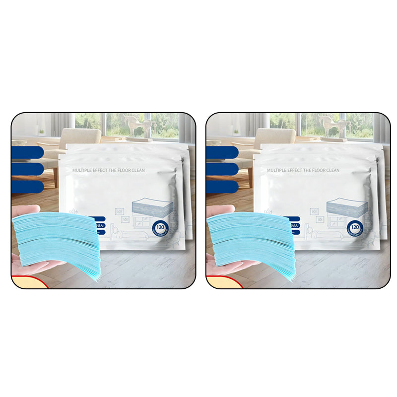 ⏳✨ 50 % de réduction ! Lingettes nettoyantes pour sols solubles dans l’eau : il suffit de les plonger dans l’eau, sans dosage. Nettoie et fait briller tous les sols. Sans danger et sans traces. Paquet de 120 lingettes. Votre allié au quotidien. 🧹💧