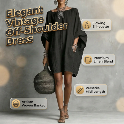 🔥Robe oversize à manches chauve-souris pour femme