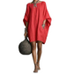 🔥Robe oversize à manches chauve-souris pour femme