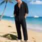Tenue de plage en lin respirant pour homme【Livraison gratuite】