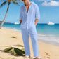 Tenue de plage en lin respirant pour homme【Livraison gratuite】