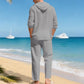 Tenue de plage en lin respirant pour homme【Livraison gratuite】