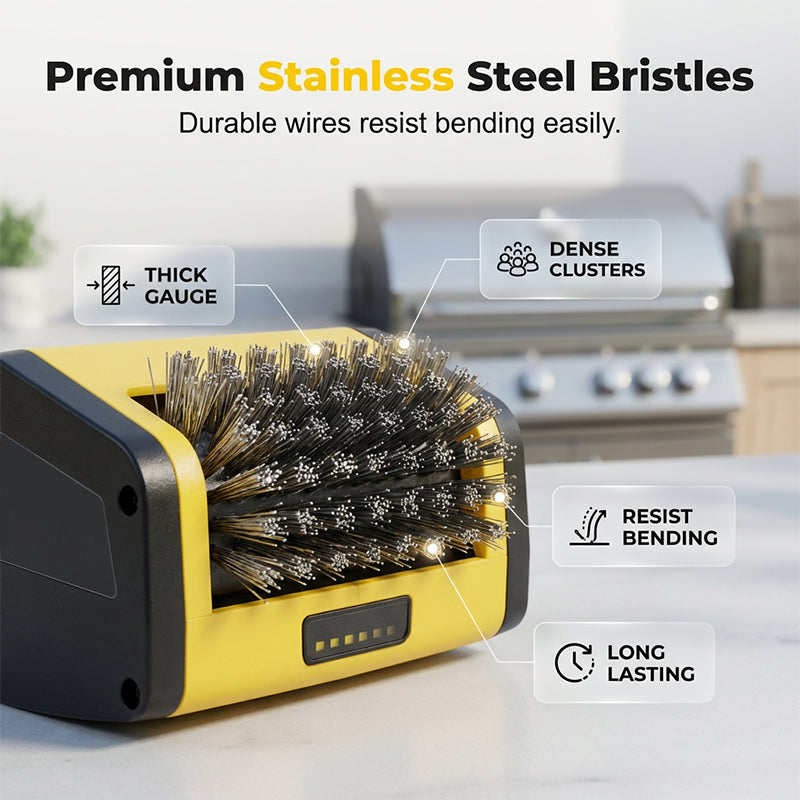 Brosse de nettoyage pour barbecue électrique