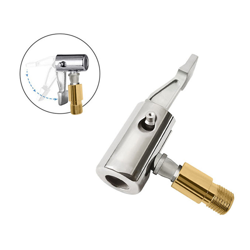 Adaptateur de buse de gonfleur de pneu à serrage rapide