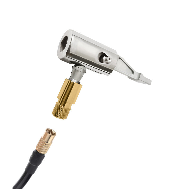 Adaptateur de buse de gonfleur de pneu à serrage rapide