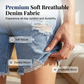 Bermuda en jean déchiré taille haute pour femme