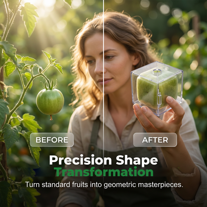 Forme de fruit transparente