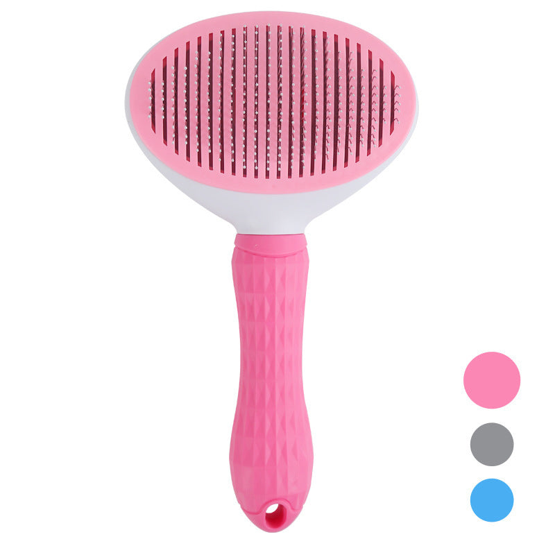 Brosse autonettoyante pour chiens et chats