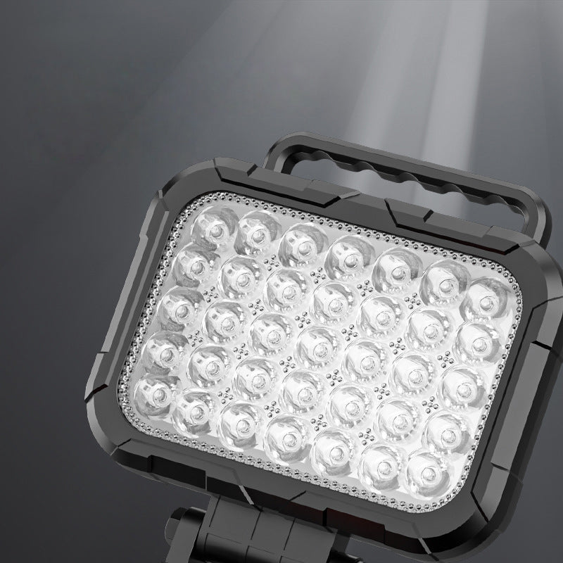 🌞Profitez du printemps avec 50 % de réduction !💡Lampe de travail LED orientable à 180° - Avec double fonction de batterie externe USB - Robuste et sans fil - Compatible avec toutes les batteries - Pour le garage, le chantier et le camping