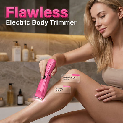 💫 Tondeuse corporelle électrique rechargeable et indolore 💖 Obtenez une peau lisse et impeccable, partout ✨