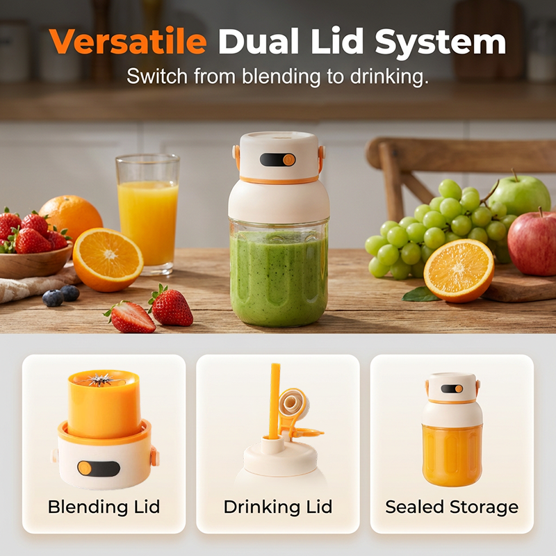 🧃Prix spécial à durée limitée : 34,99 € !!!🥂Blender personnel portable pour milkshakes et smoothies