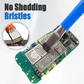 Dual-Head Phone Repair Brush with Wire & Hog Bristle