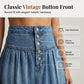 👗 PROMO LIMITÉE 63% DE RÉDUCTION ! ✨ Jupe Maxi Denim – Taille Haute, Évasée, Étagée ✨