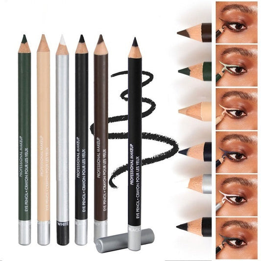 💗Ensemble de 3 pièces🎁 Eyeliner en bois waterproof et longue tenue