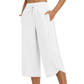 📢📢40 % DE RÉDUCTION !! ⏰Pantalon capri décontracté à jambes larges pour femme