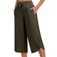📢📢40 % DE RÉDUCTION !! ⏰Pantalon capri décontracté à jambes larges pour femme