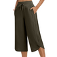 📢📢40 % DE RÉDUCTION !! ⏰Pantalon capri décontracté à jambes larges pour femme