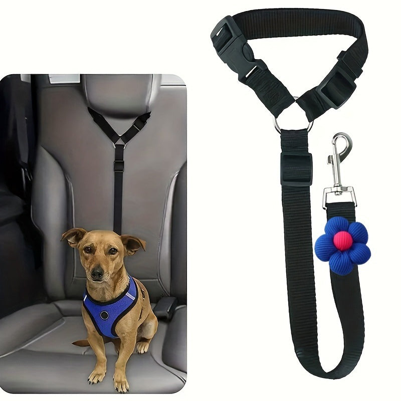 💐50% DE RÉDUCTION ! Harnais de Sécurité Auto – Ceinture Élastique Anti-Étranglement 🐶✔️【Offre Limitée】