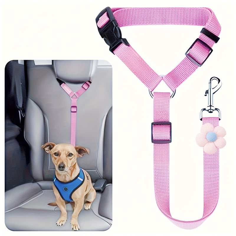 💐50% DE RÉDUCTION ! Harnais de Sécurité Auto – Ceinture Élastique Anti-Étranglement 🐶✔️【Offre Limitée】