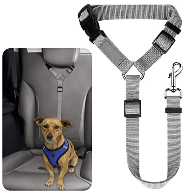 💐50% DE RÉDUCTION ! Harnais de Sécurité Auto – Ceinture Élastique Anti-Étranglement 🐶✔️【Offre Limitée】
