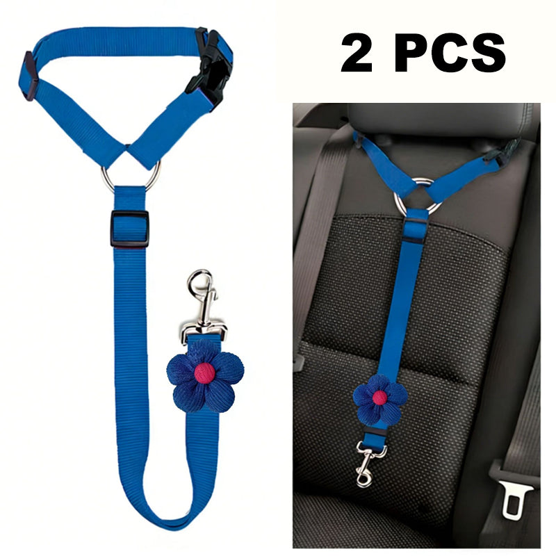 💐50% DE RÉDUCTION ! Harnais de Sécurité Auto – Ceinture Élastique Anti-Étranglement 🐶✔️【Offre Limitée】